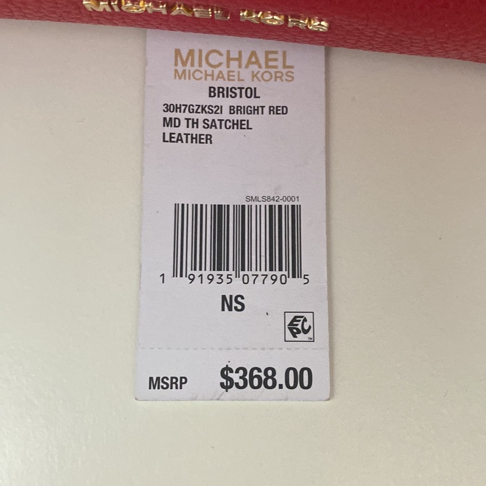 Michael Kors Red Bristol bag - Picture 10 of 10